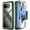 Green, variant on Poetic Guardian Case for Google Pixel 10A 5G (2026), Wireless Charge| Tempered Glass Screen Protector | 20FT Mil-Grade Drop Tested, Full Body Shockproof Rugged Clear Cover for Pixel 10A, Black/Clear