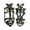 A, variant on Ice Cleats for Shoes Stretch Over Boots Portable Lightweight Traction Gear for General on