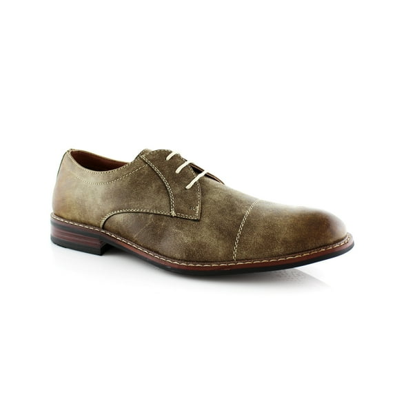 FERRO ALDO Jason MFA19275PL Men's Oxford Dress Shoes with Classic Round Toe Stitch Detailing For work or casual Wear.