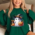 thumbnail image 5 of YUANxueke Boys & Girls Oversized Sweatshirts, Long Sleeve Cute Ghost Pumkin Print Shirts, Casual Crewneck Pullover Tops, 5 of 6