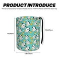 thumbnail image 3 of Zufioo Panda Bathing Print Car Trash Can, Car Accessories Trash Can with Velcro Webbing, Suitable for Various Car Models, 3 of 7