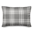 thumbnail image 2 of Creative Products Distress Plaid Gray 14 x 20 Indoor / Outdoor Pillow, 2 of 3