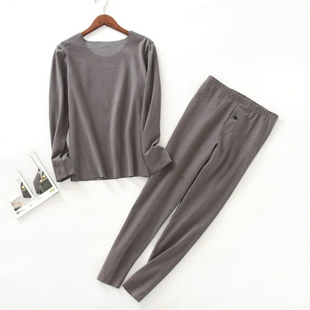 

Cntydi Pajamas for Women Gifts Winter Men s Thick Warm Pyjamas Suit Long Sleeve Casual Wear Home Pyjama Set
