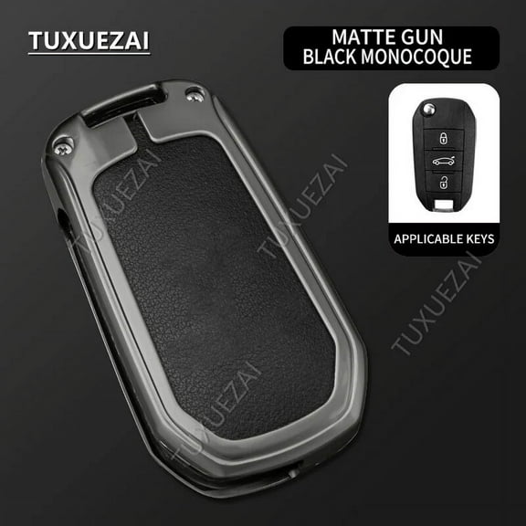 Zinc Alloy Car Key Case Cover For Citroen B 3 buttons key case C2 C3 C4 C5 C6 C8 DS4  Car Key Case Cover Bag Shell Accessories