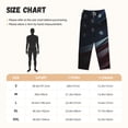 thumbnail image 4 of Lsque American Flag Waving Print Print Women's Pajama Pants, Lounge Pant - Comfortable Home Wear,Elastic Waistband, Stylish Design-Small, 4 of 9