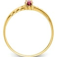 thumbnail image 2 of 14K Yellow Gold Pink Tourmaline Birthstone Ring (Size 7) Made In United States xbr187, 2 of 5