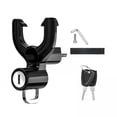 thumbnail image 1 of Gancho de bloqueo de cicleta,Accesorios antirrobo con gancho de bloqueo para casco de ,Candado Universal para Casco Gancho 2 llaves Negro,Cerradura para casco de scooter 2 piezas, 1 of 8