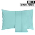 thumbnail image 2 of Fundas de almohada Utopia Bedding King de 50 x 100 cm, paquete de 2 unidades, color azul spa, 2 of 7