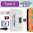 thumbnail image 2 of Elink - USB Type-C to USB-A Adapter and SD and Micro SD Card Reader, White, 2 of 3