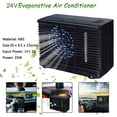 thumbnail image 2 of Mini aire acondicionado portátil universal para automóvil, 24 V, ventilador de aire evaporativo de agua para automóvil, camión y hogar, 2 of 9