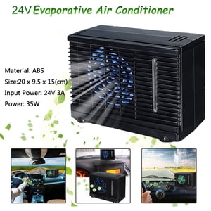 Conditionneur de refroidissement universel Portable Mini Voiture Air Conditionneur 24V Refroidissement Conditionneur Eau Evaporative Air Ventilateur pour camion de voiture maison