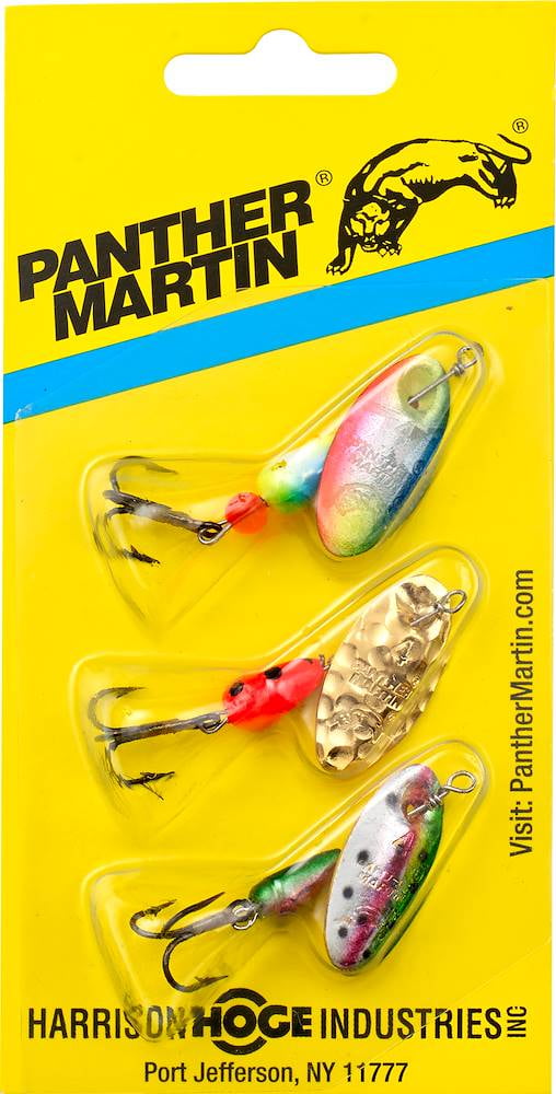 (2 pack) Panther Martin OD3 Opening Day Spinners Fishing Lure Kit - 1/8 oz - Assorted - Pack of 3