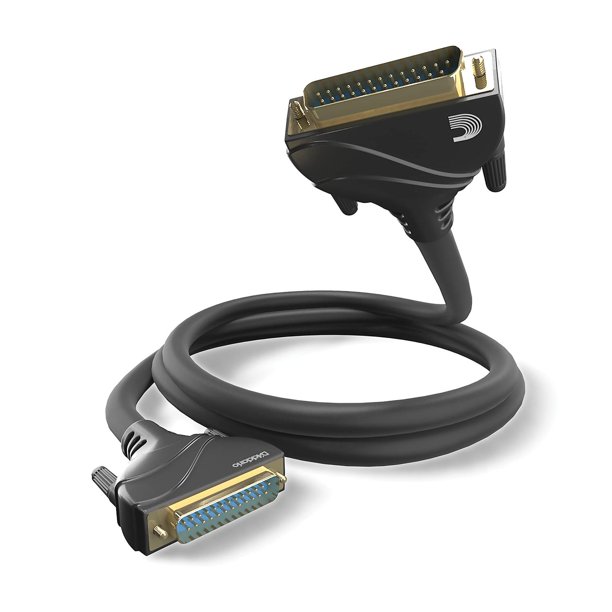 Sistema Modular de Serpiente D'Addario en Negro con 8 Canales de Audio Blindados y Conectores DB25 d