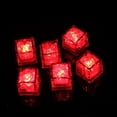 thumbnail image 4 of 12 Piezas LED una Prueba de Agua Cubo de Hielo Intermitente Que Brilla en la Oscuridad Se Ilumina para la DecoracióN de la Fiesta de Bebidas del Club de Bar C, 4 of 5