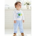 thumbnail image 6 of Qmyliery Baby First Birthday Outfit Goose Embroidered Long Sleeve Sweatshirt Plaid Pants 2 Piece Set, 6 of 9