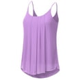 thumbnail image 2 of Doublju Women's Sleeveless Chiffon Tank Top Pleated Flowy Tunic Tank, 2 of 4