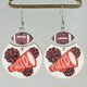 thumbnail image 2 of Pendientes de Fútbol Cheerleaders Multicolor Rugby Geométrico Madera Imprimir Cheer Pendientes Rugby Cheerleader Pendientes Cheer, 2 of 4