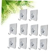 thumbnail image 3 of LEORX 20Pcs Transparent Adhesive Hooks with Flower Design for Wall and Ceiling Holding, 3 of 8