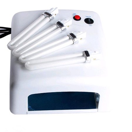 Green Tea Nail Spa Zimtown US 36W LED UV Nail Polish Dryer Lamp Gel Acrylic Curing Light Spa Kit + 4 Tubes ()
