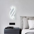 thumbnail image 2 of Aplique de Pared LED Moderno en Espiral, 28 W, Luz Fría para Interiores, Ideal para Dormitorio y Baño., 2 of 5