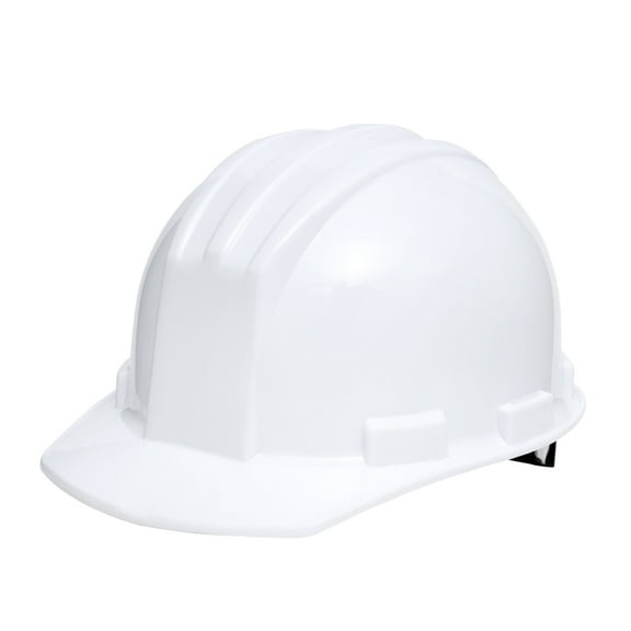 Safe Handler Impact Pro Safety Hard Hat, 4 Point Ratchet Suspension, White (Pack of 1)