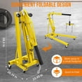 thumbnail image 5 of RIEDHOFF Heavy-duty Engine Hoist,  Folding Cherry Picker Engine Lift, 4000 Lbs Max, Yellow, 5 of 7