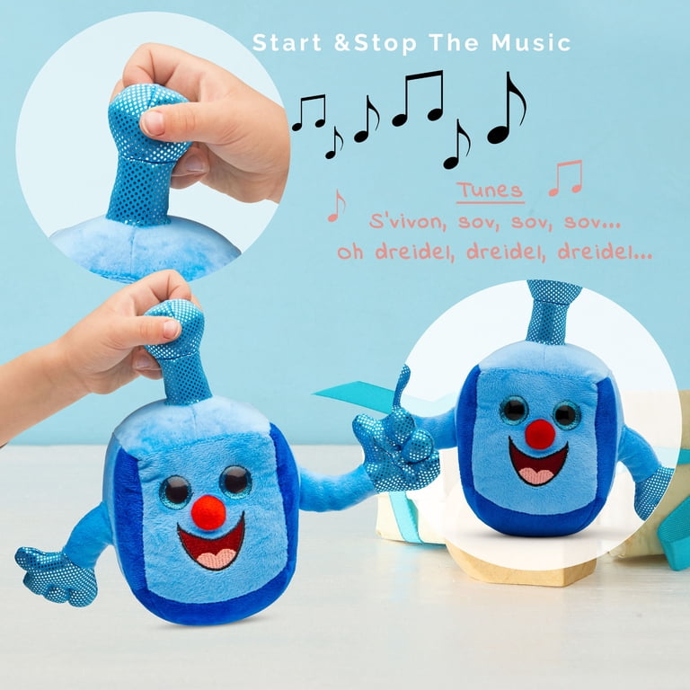 Aviv Judaica Plush Musical Dreidel Toy photo 4