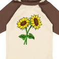thumbnail image 4 of Inktastic Pair of Sunflowers Boys or Girls Long Sleeve Baby Bodysuit, 4 of 5