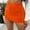 Orange, variant on Babysbule Dresses for Women Fashion Woman Causal Skirt Sexy Ultrashort Skirt Solid Hip Skirt A-line Skirt