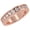 Rose Gold, variant on 1/2 Carat (ctw) Round Diamond Ladies Channel Set Half-Way Semi-Eternity Wedding Anniversary Stackable Ring Band Value Collection Platinum Size-9