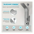 thumbnail image 5 of Aura Series 39 in. 2-Jetted Full Body Shower Panel System in Brushed Steel with Rainfall Showerhead and Spray Wand, 5 of 11