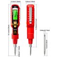 thumbnail image 1 of JJKBVCLO 2 In 1 Digital Display Induction Test Pencil Non Con Tact AC Voltage 30 1000V/Con Tact AC Voltage 11 450V LED Flashlight B Uzzer Alarm For Live/Null Wire Judgment, 1 of 3