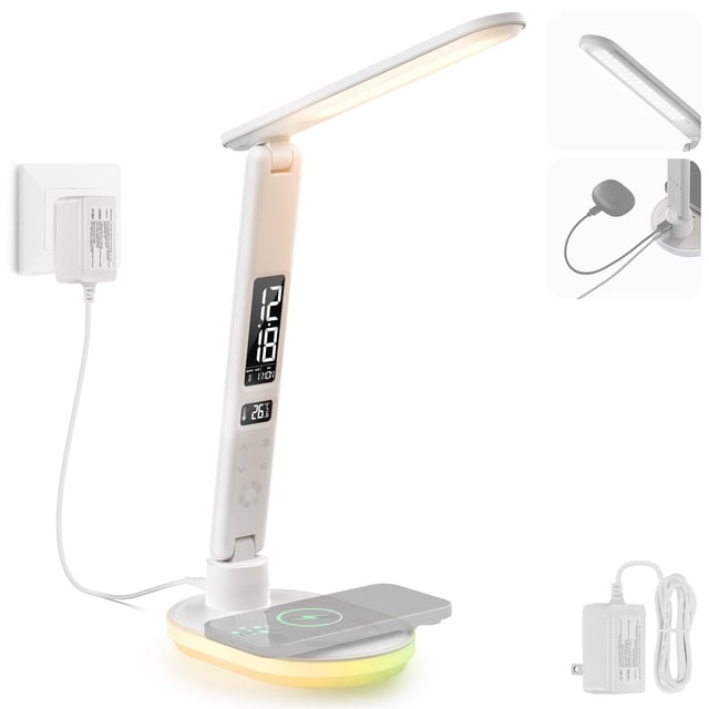 Lámpara LED de escritorio Neewer N20 con salida USB, 3 modos y RGB