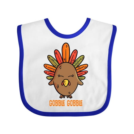 

Inktastic Gobble Gobble Turkey Gift Baby Boy or Baby Girl Bib