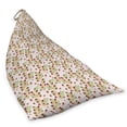 thumbnail image 2 of Autumn Lounger Chair Bag, Acorns on Oak Tree Branches Leaves Botany Forest Fall Season Nature, High Capacity Storage with Handle Container, Lounger Size, Pale Eggshell Multicolor, by Ambesonne, 2 of 5