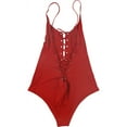 thumbnail image 2 of Tavik Womens Monahan One Piece Monokini Swimsuit, Red, X-Small, 2 of 2