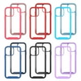 thumbnail image 5 of SaniMore for Samsung Galaxy S24 Ultra Two-Layer Structure Transparent Case, Rugged Clear PC Back & TPU Bumper [Not Yellowing Technology] Full Body Protective Case for Galaxy S24 Ultra 2024, Black, 5 of 7