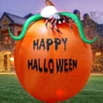 thumbnail image 1 of Araña de calabaza inflable para Halloween de 6 pies con luces LED KITBONIS, 1 of 9