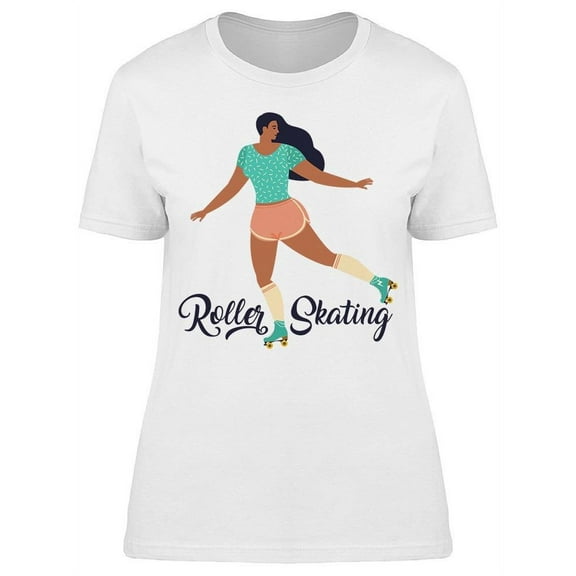 1970 Roller Skating T-Shirt Women -Image by Shutterstock, Female XX-Large
