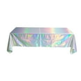 thumbnail image 1 of Shiny Disposable Tablecloth for Party Decorations Birthday Bridal Wedding and Christmas Celebrations Large Size Table Cover, 1 of 6