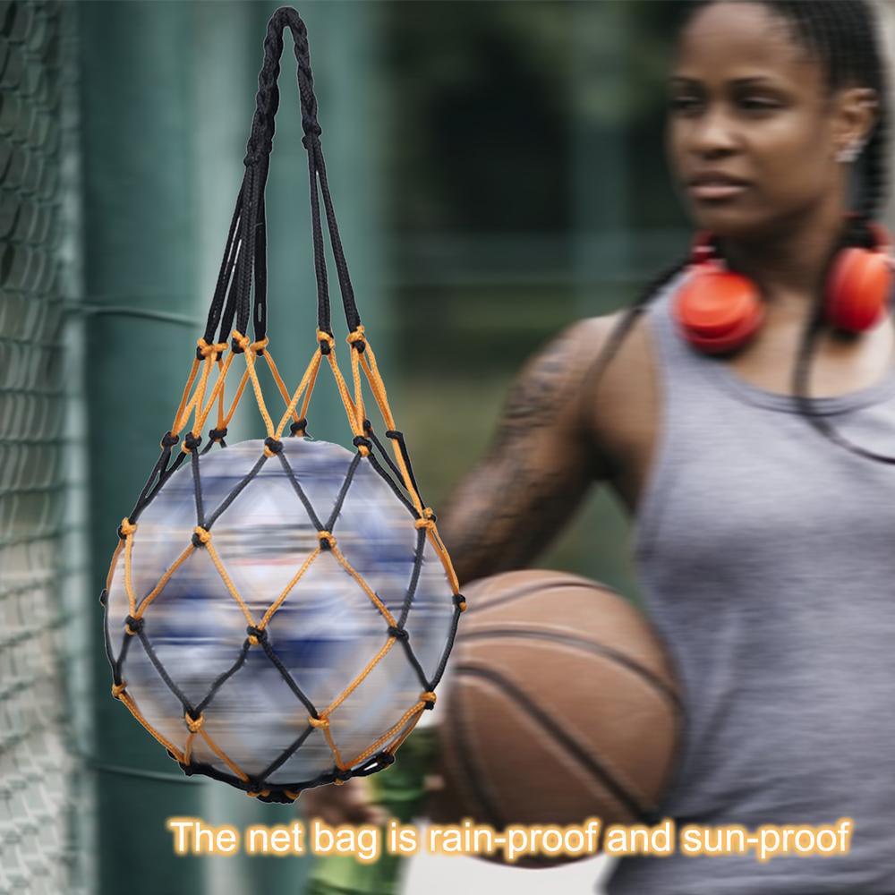 Portable Sports Soccer Mesh Net Bag Basketball Volleyball Football Net Accessory 