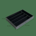 thumbnail image 3 of Bamboo Silverware Organizer W/ 5 Compartments Kitchen Drawer Storage Solution Us, 3 of 6