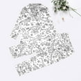 2025 Kid DIY Hand Painted Homewear Set 2025 Coloring Color In Pajamas