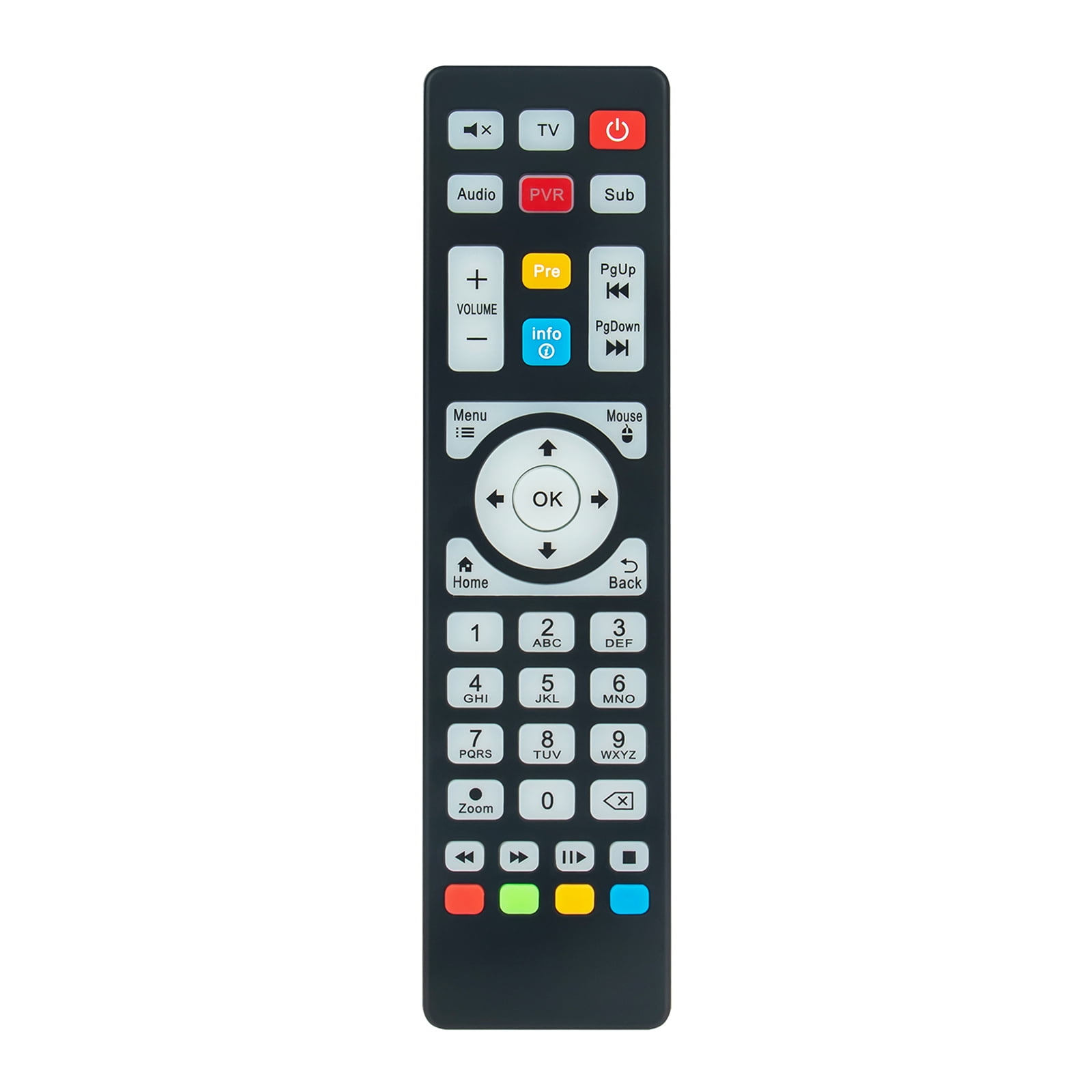 Vinabty Replaced Remote Control Fit for GLOBAL PLUS TV BOX PRO 4K Remote Controller