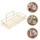 thumbnail image 3 of Estante de ducha, estante de almacenamiento de pared, organizador de cocina, baño, estante de almacenamiento de pared de metal, 3 of 6
