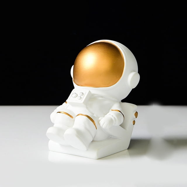 Adornos de astronauta, escultura de viajero espacial, modelo de estatua para el hogar, estantería, decoración de escritorio, regalo de cumpleaños creativo MYY2020-4A