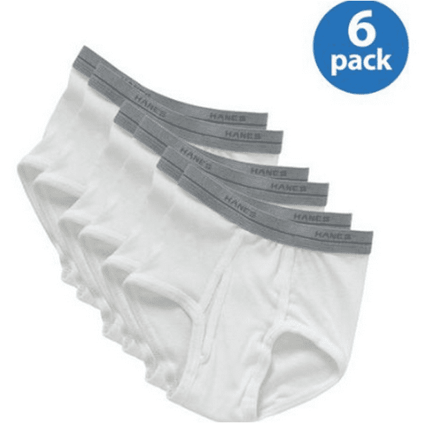Hanes Hanes Boys Underwear, 6 Pack Tagless Boys Brief Sizes 4/5 16/