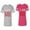 Men Heather / Women Pink, variant on IF Lost Return To Babe I am Babe Matching Couple Cotton Jerseys (Men Heather / Women Black) (Men S / Women S)