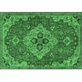 thumbnail image 1 of Ahgly Company Indoor Rectangle Persian Emerald Green Traditional Area Rugs, 7' x 9', 1 of 4