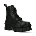 thumbnail image 3 of New Rock WALL083CCT-S6 Unisex Black Leather Gothic Boots, 3 of 8